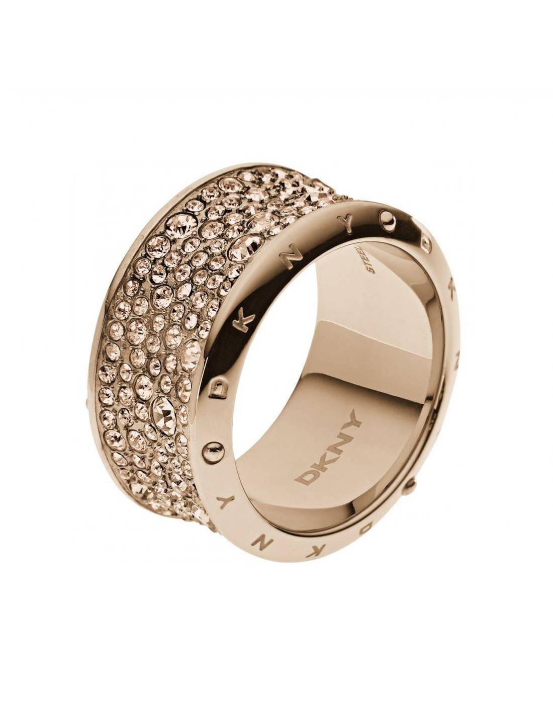 postkantoor Concurrenten Hoelahoep DKNY Jewellery Women's Rings Glitz Crystal Ring