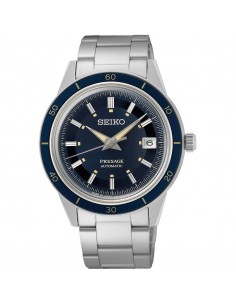 Seiko Presage Men's Style 60’s Series, Blue Dial Watch,...
