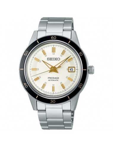 Seiko Presage Men's Style 60’s Series, White Dial Watch, Automatic 23 Jewels