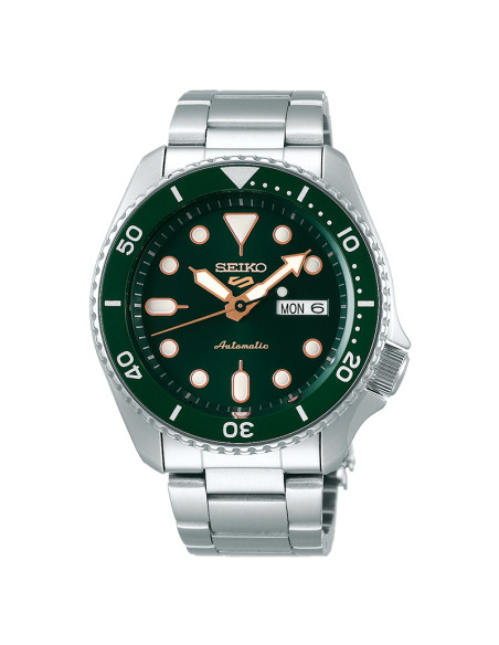 Seiko 5 Sports Automatic Men s Watch Green Dial And Bezel