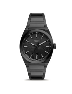 Fossil Full Black Simple Men's Watch Date