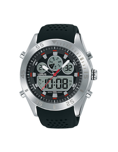 Lorus Digital Chronograph Men's Watch Black...
