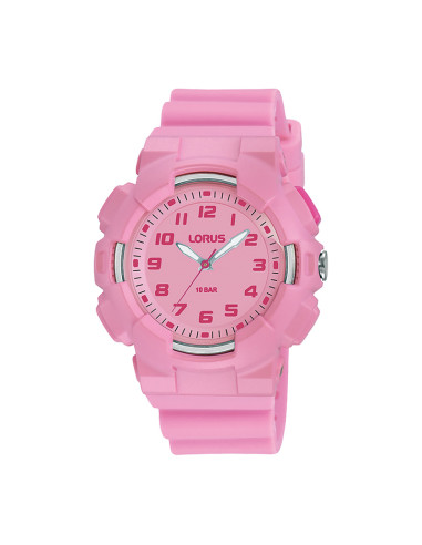 Lorus Quartz Numbers Pink Dial And Silicone...