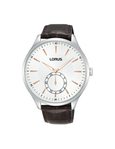 Lorus Quartz Brown Genuine Leather Band Men's Watch White...