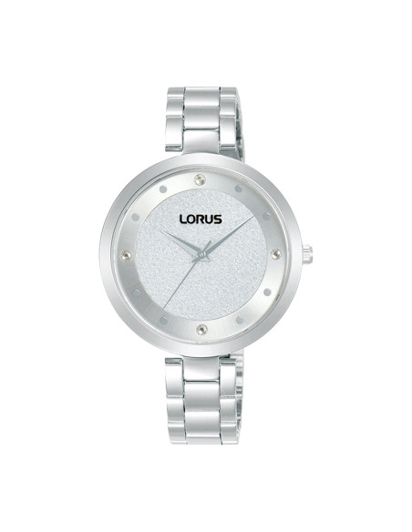 Ore Lorus Kuarc per Femra Ngjyre Silver Fushe me Xixa Gri