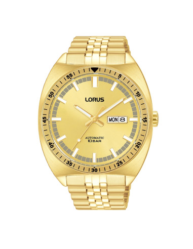 Lorus Automatic Gold Strap and Dial Men's Watch Sport Style