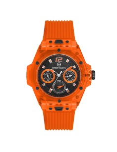 Sergio Tacchini Men's Orange Sporty Watch Unique Model...