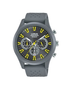 Lorus Chronograph Sport Grey Silicone Strap Men's Watch...