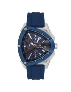 Sergio Tacchini Men's Chronograph Watch Triangular Blue...