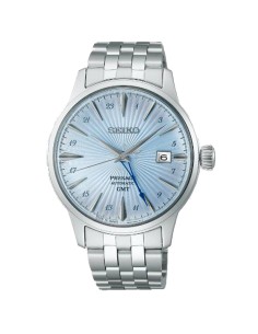 Seiko Presage Cocktail Time GMT Automatike Silver Fushe...