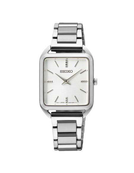Seiko Ore Katore Silver per Femra Model i Thjeshte Fushe e Bardhe