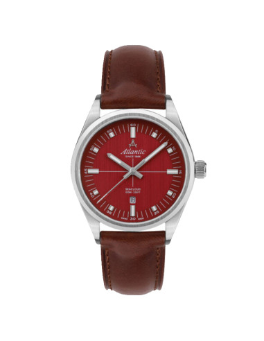 Atlantic Seacloud Gents Watch Classic Red...