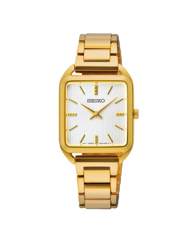 Seiko Square Gold Simple Women's Watch Quartz...