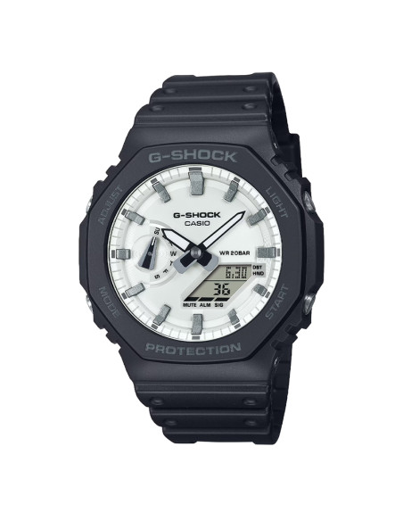 G-Shock Men's Sport Black Watch White Dial