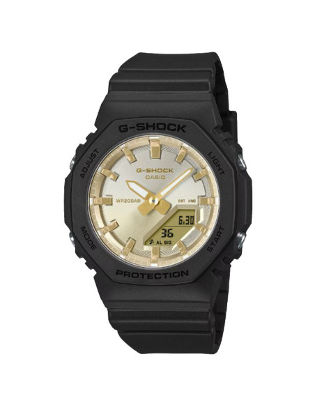 G-Shock Women's Yellow Dial Watch Black Band