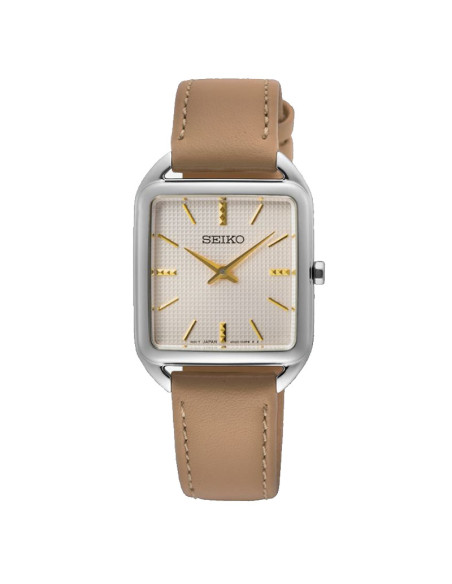 Seiko Ore Katore Silver per Femra Model i Thjeshte Rrip Lekure