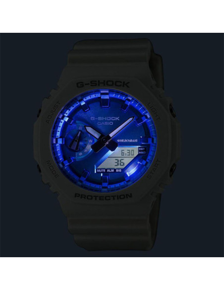 G-Shock Ore E Bardhe  Sportive Meshkuj Fushe Blu
