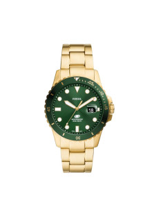 Fossil Quartz Everyday Gold Men's Watch Green Dial