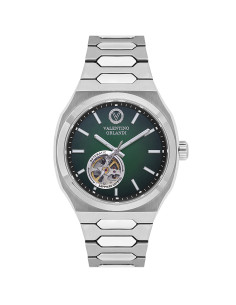 Valentino Orlandi Automatic Open Heart Men's Watch Silver...