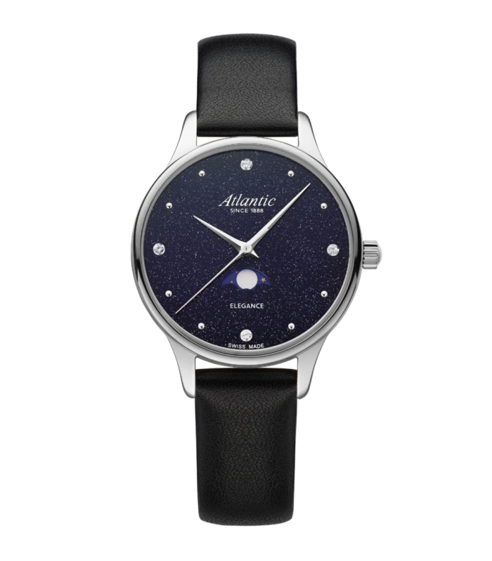 Atlantic -Elegance- 30230.41.59L-Nightsky-Leather-Strap